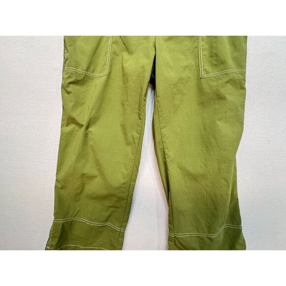 Alpine Design Womens Capri Pants Size L Green Outdoors Lightweight Stretch - Picture 5 of 13